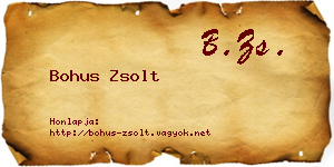 Bohus Zsolt névjegykártya